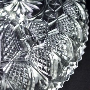 1950'S VINTAGE CLASS DISH NUT DISH TRAY, DRESSING TABLE DISH SERVING PLATTER